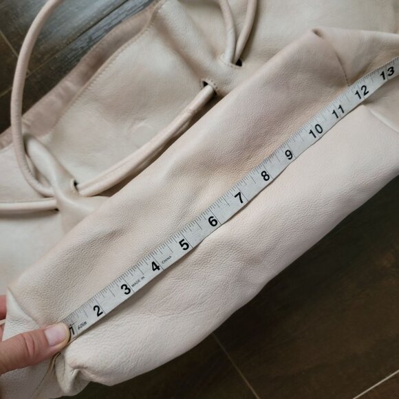 Free People Head Over Heels Tote Large Abalone Boho Chic Convertible Leather - Picture 6 of 9